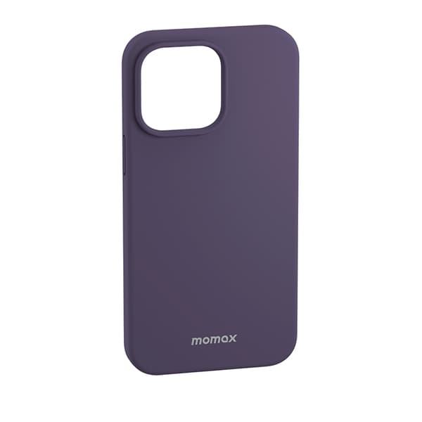 MOMAX iPhone 14 Pro Skal Magsafe Liquid Silicone - Lila