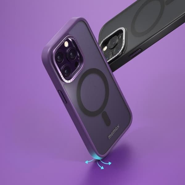 MOMAX iPhone 14 Pro Max Skal Magsafe - Lila