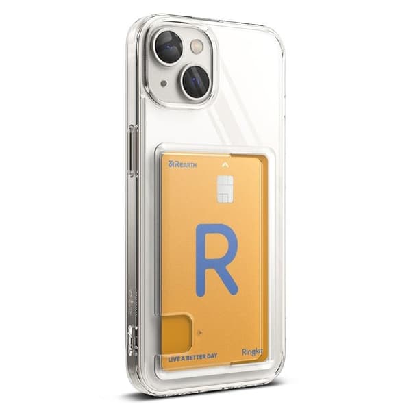 Ringke iPhone 14 Plus Skal Korthållare Fusion - Transparent