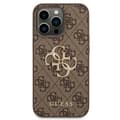 Miniatyrbild 3 av 8: GUESS iPhone 14 Pro Max Skal Big Metall Logo - Brun