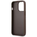 Miniatyrbild 7 av 8: GUESS iPhone 14 Pro Max Skal Big Metall Logo - Brun