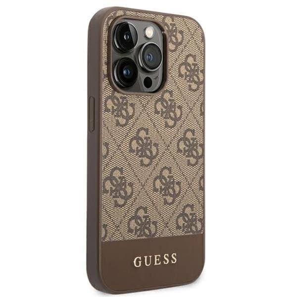 GUESS iPhone 14 Pro Max Skal Stripe - Brun