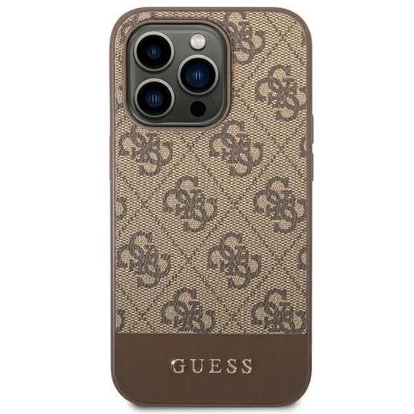 GUESS iPhone 14 Pro Max Skal Stripe - Brun