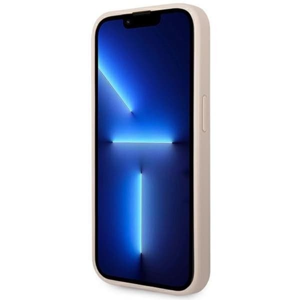 GUESS iPhone 14 Pro Max Skal Big Metall Logo - Rosa