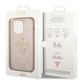 Miniatyrbild 8 av 8: GUESS iPhone 14 Pro Max Skal Big Metall Logo - Rosa