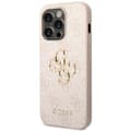 Miniatyrbild 2 av 8: GUESS iPhone 14 Pro Max Skal Big Metall Logo - Rosa