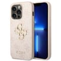 Miniatyrbild 1 av 8: GUESS iPhone 14 Pro Max Skal Big Metall Logo - Rosa