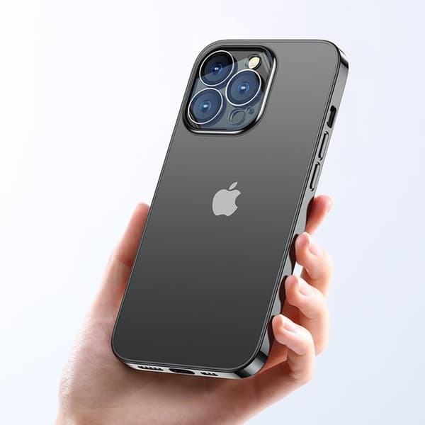 Joyroom iPhone 14 Skal 14Q Med Metallram - Svart
