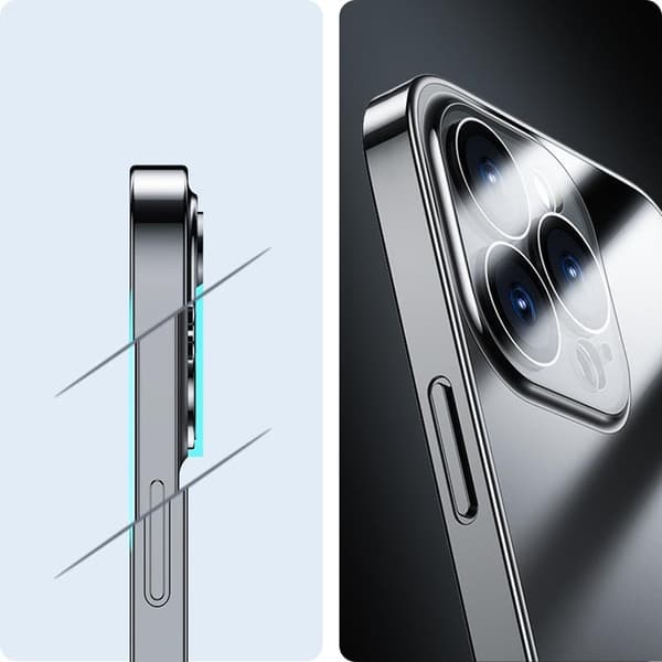 Joyroom iPhone 14 Skal 14Q Med Metallram - Svart