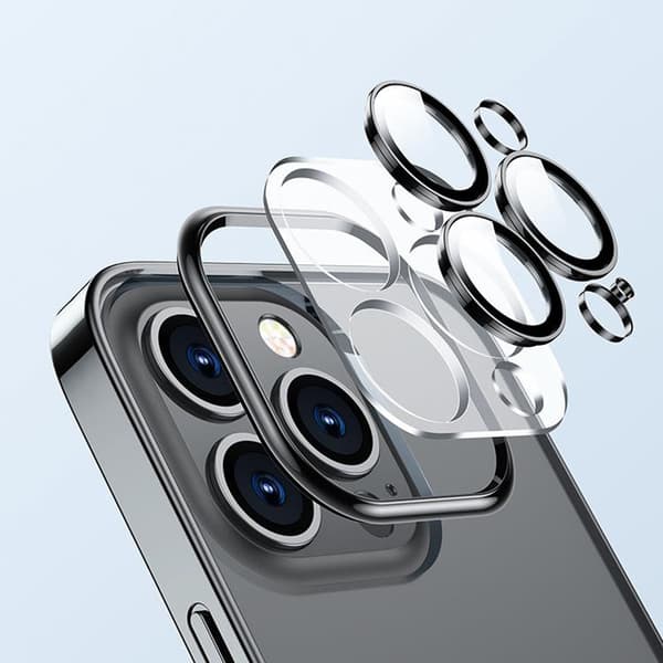 Joyroom iPhone 14 Skal 14Q Med Metallram - Svart