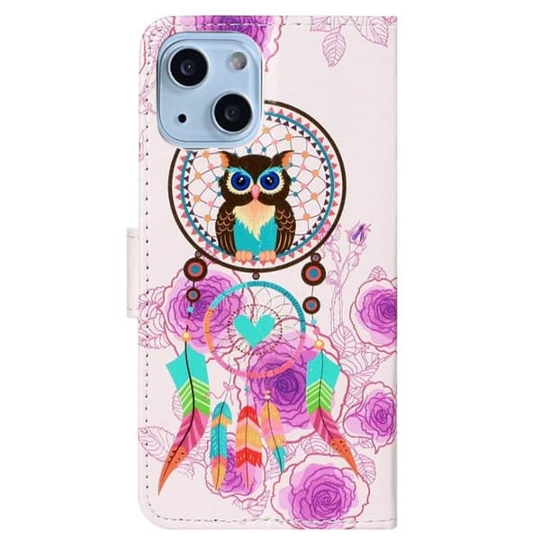iPhone 14 Plus Plånboksfodral Folio Flip - Owl Chime