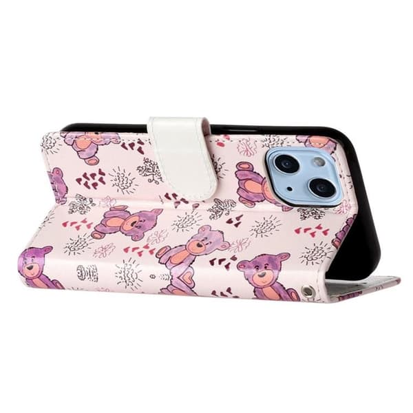 iPhone 14 Plus Plånboksfodral Folio Flip - Bear