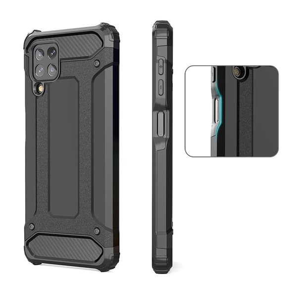 Galaxy A22 4G Skal Hybrid Armor Tough Rugged - Gyllene