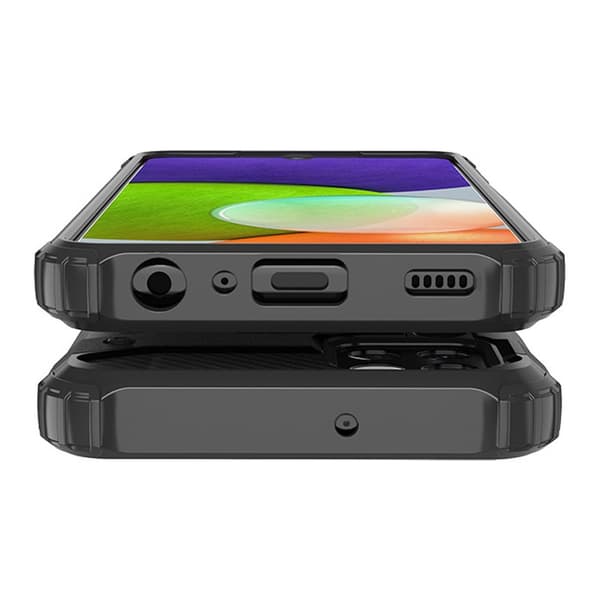 Galaxy A22 4G Skal Hybrid Armor Tough Rugged - Gyllene