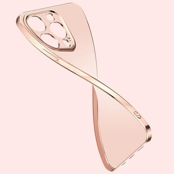 iPhone 14 Pro Max Skal Ringhållare Electroplating Kickstand - Svart