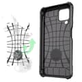 Miniatyrbild 2 av 6: Galaxy A22 4G Skal Hybrid Armor Tough Rugged - Silver