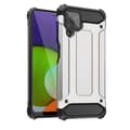 Miniatyrbild 1 av 6: Galaxy A22 4G Skal Hybrid Armor Tough Rugged - Silver