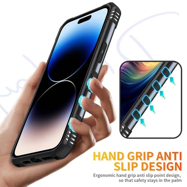 iPhone 14 Pro Max Skal Ringhållare Armor - Baby Blå