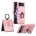 Miniatyrbild 1 av 8: GKK Galaxy Z Flip 4 Skal Ringhållare Kickstand - Rosa