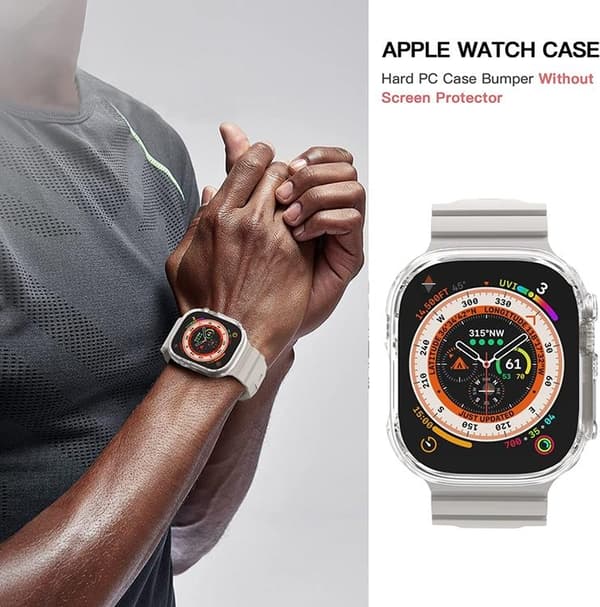 Apple Watch Ultra (49mm) Skal Shockproof - Clear