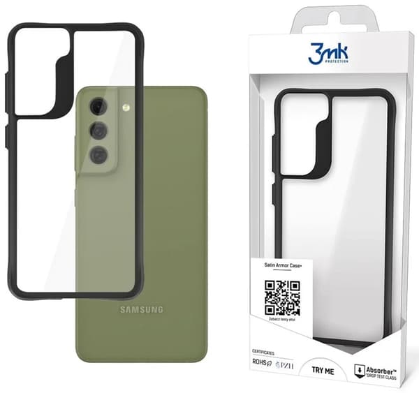 3MK Galaxy S21 FE 5G Skal Satin Armor Plus - Clear