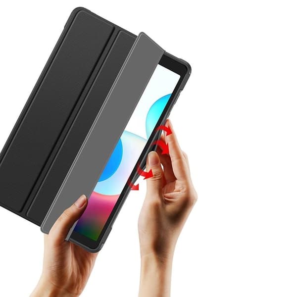 Dux Ducis Realme Pad Mini Fodral Toby Armored Flip Smart - Svart