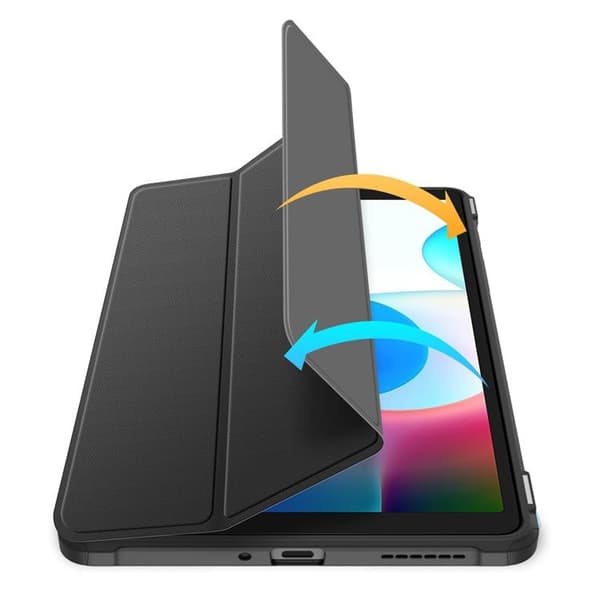 Dux Ducis Realme Pad Mini Fodral Toby Armored Flip Smart - Svart