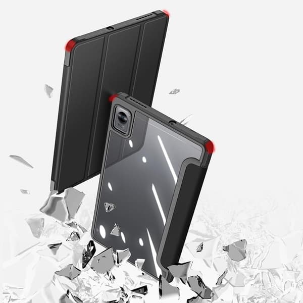 Dux Ducis Realme Pad Mini Fodral Toby Armored Flip Smart - Svart