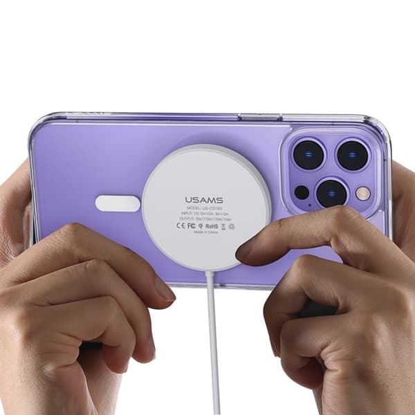 USAMS iPhone 14 Pro Max Skal Magsafe BH802 - Transparent