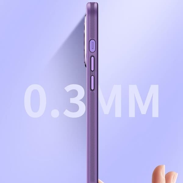 iPhone 14 Pro Max Skal Anti-slip TPU - Lila