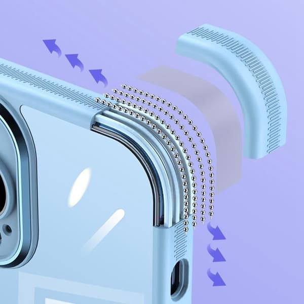 iPhone 14 Pro Max Skal Anti-slip TPU - Lila