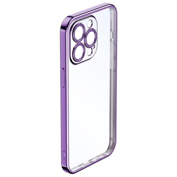 ROCK iPhone 14 Pro Skal Electroplating Matte - Lila