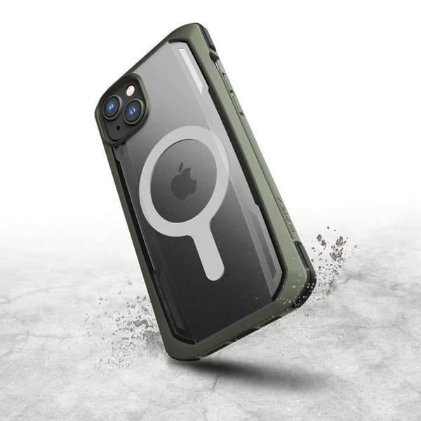 Raptic iPhone 14 Skal Magsafe Secure Armored - Grön