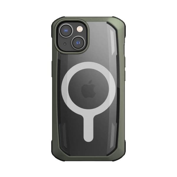 Raptic iPhone 14 Skal Magsafe Secure Armored - Grön