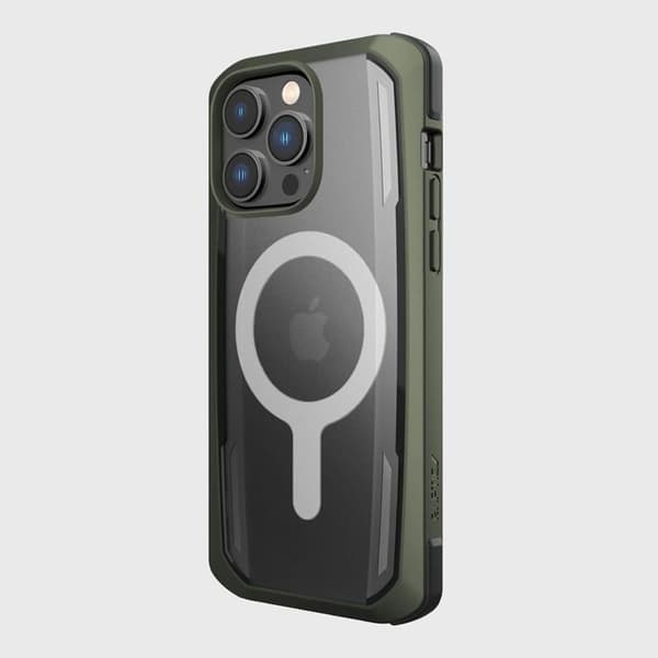 Raptic iPhone 14 Pro Max Skal Magsafe Secure Armored - Grön