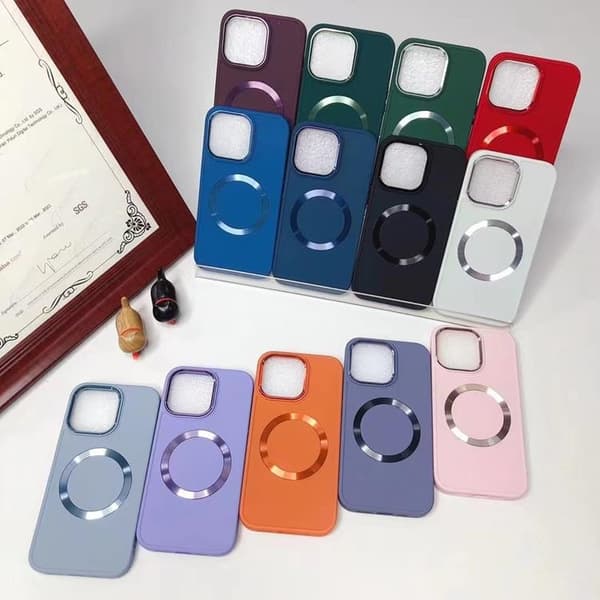 BOOM iPhone 14 Plus Skal Magsafe Liquid Silicone - Blå