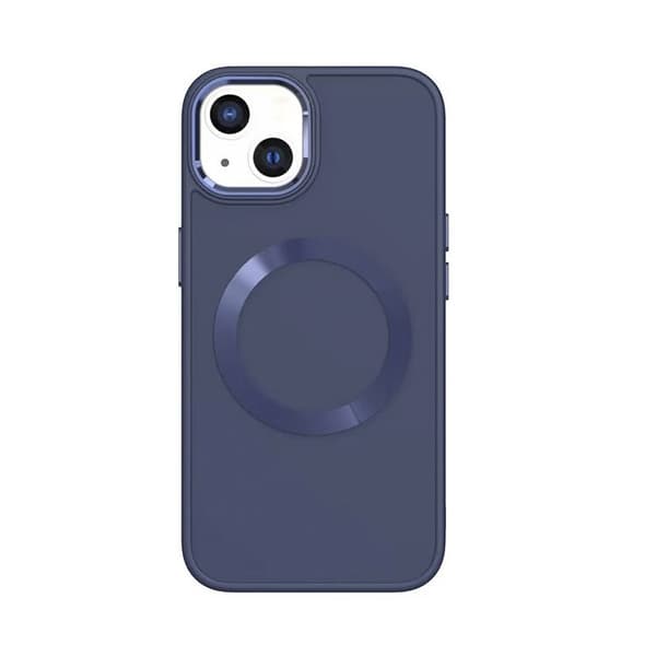 BOOM iPhone 14 Plus Skal Magsafe Liquid Silicone - Blå