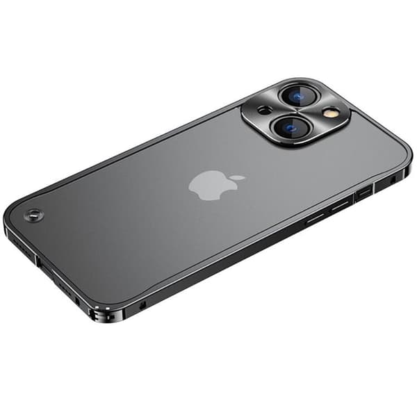 iPhone 14 Plus Skal Metall Slim - Svart
