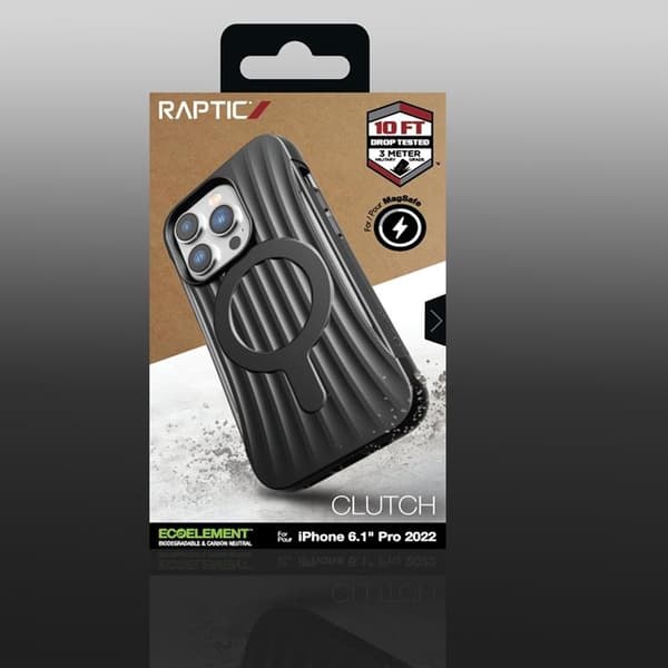 Raptic iPhone 14 Pro Skal Magsafe Clutch - Svart