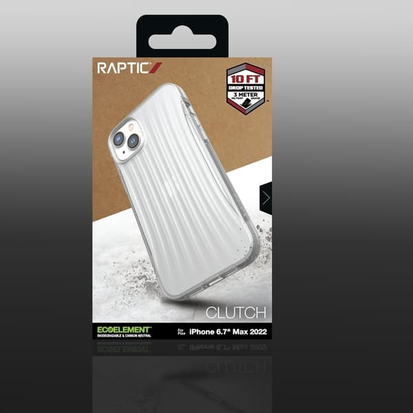 Raptic iPhone 14 Plus Skal Clutch - Transparent