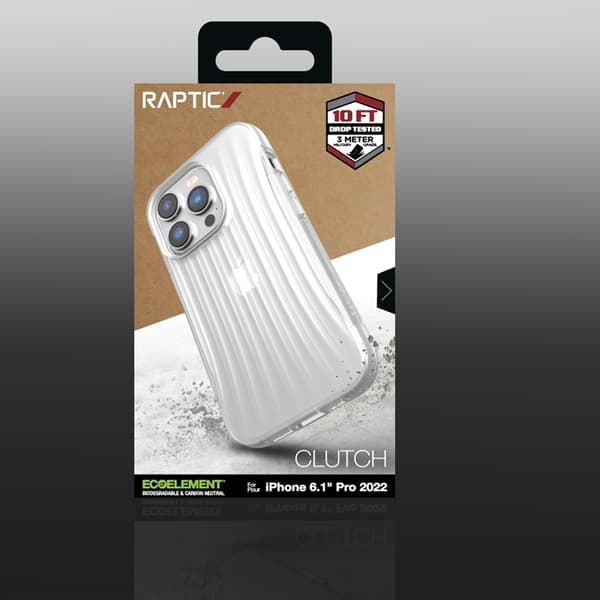Raptic iPhone 14 Pro Skal Clutch - Transparent