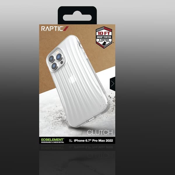 Raptic iPhone 14 Pro Max Skal Clutch - Transparent