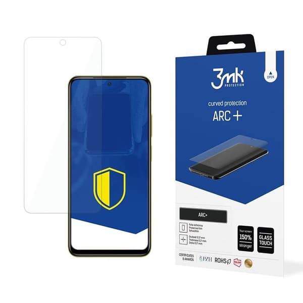 3MK Xiaomi Poco X4 Pro 5G Plastfilm Skärmskydd ARC+ Transparent