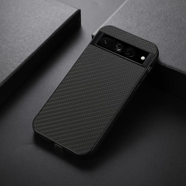 Google Pixel 7 Pro Skal Carbon Fiber Texture - Svart
