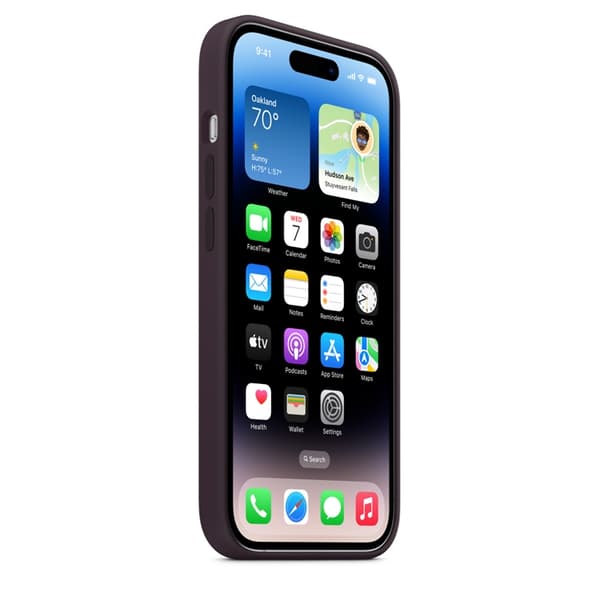 BOOM iPhone 14 Pro Max Skal Magsafe Liquid Silicone - Fläderbär