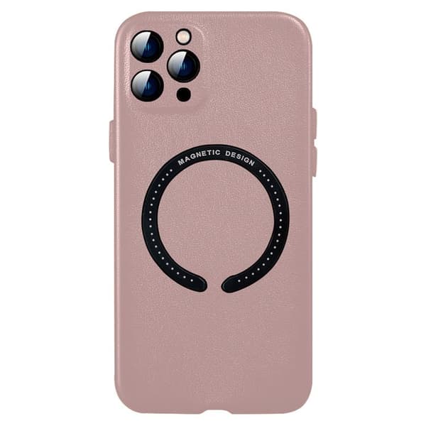 BOOM iPhone 11 Läderskal Magsafe - Rosa