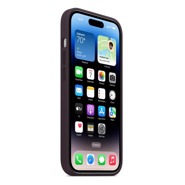BOOM iPhone 14 Plus Skal Magsafe Liquid Silicone - Fläderbär