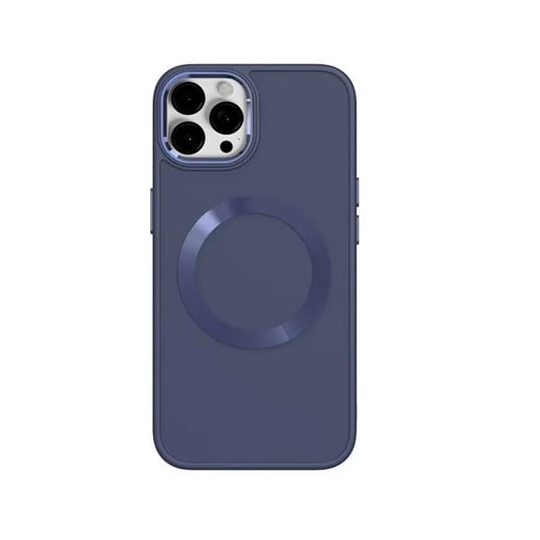 BOOM iPhone 14 Pro Skal Magsafe Liquid Silicone - Blå