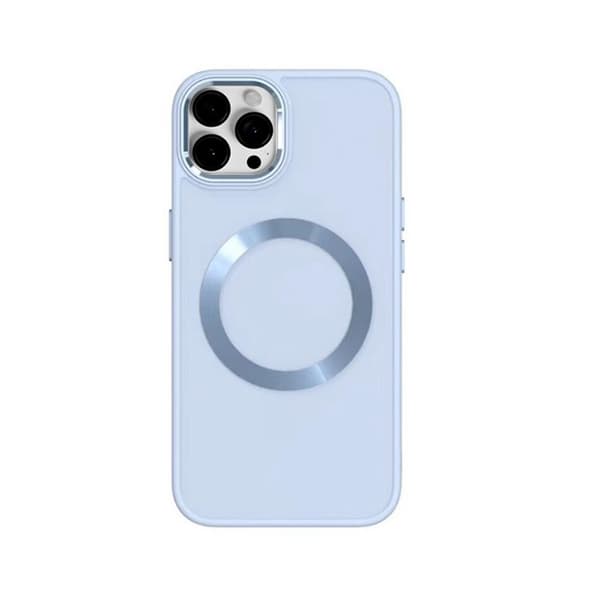 BOOM iPhone 13 Pro Max Skal Magsafe Liquid Silicone - Ljusblå