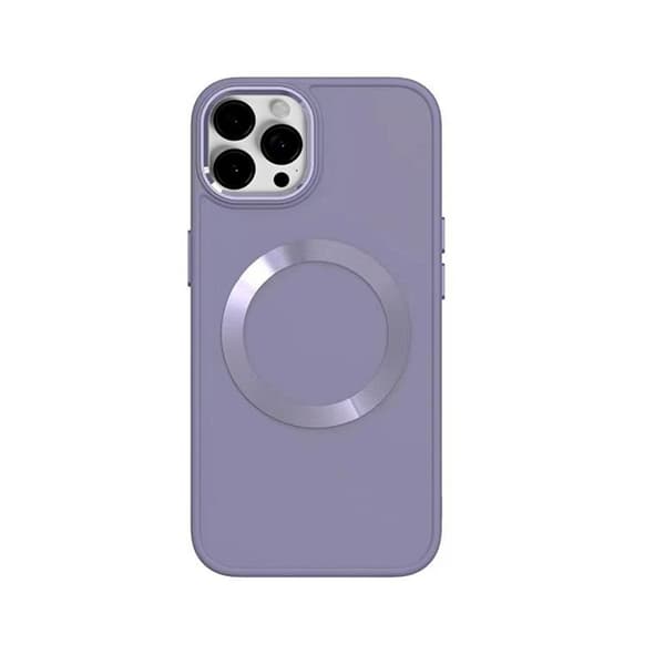BOOM iPhone 13 Pro Max Skal Magsafe Liquid Silicone - Lavender